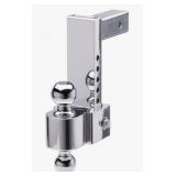 Fastway® 42-00-2800 - Class 4 FLASH™ E Series Adjustable 8" Drop / 9" Rise Dual Ball Mount for 2" Receivers - No Lock Pin - but Has 2 Pins for Use - comes as pictured see images *Retails $240*