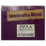 Purple Leaf11 x 11 Cantilever Umbrella Blue/grey -  W/ Matching Purple Leaf Stand Base *Retails $800*