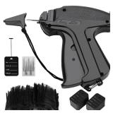 Tagging Gun for Clothing, (Not Stitch Gun) 2206 Pcs Price Tag Attacher Gun Kit with 6 Steel Needles 2000 pcs 2\ Black Barbs Fasteners and 200 Tags, Clothing Tagging Gun Retail for Warehouse Consignmen