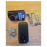 Veise Fingerprint Door Lock, Keyless Entry, Auto Lock, Electronic Keypad Deadbolt for Front Door, Biometric, Anti-Peeking Password, Easy Install, Oil Rubbed Bronze - Retail: $45