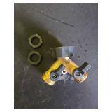 Hourleey Brass Garden Hose Splitter 2 Way, 34 Inch Hose Connector Tap Splitter, Hose Y Splitter, Hose Spigot Adapter 2 Valves with Extra Rubber Washers (1) - Retail: $7