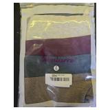 Wealurre Womenfts Cotton Thong Breathable Panties Low Rise Underwear(3118L,Blue Gold) - Retail: $20