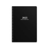 2025 Planner - Weekly and Monthly Planner for January - December 2025, 5.7\ x 8\in Daily Agenda Academic Calendar Planner,Perfect for Office, Home and School Supplies,Black