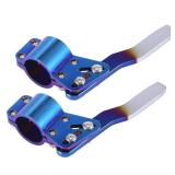 X AUTOHAUX 2pcs Car Turn Signal Extension Steering Wheel Extension Turn Rod Position Up Kit Rod Extension Grilled Blue - Retail: $25