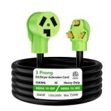 3 Prong Dryer Extension Cord 30 FT, NEMA 10-30P to NEMA 10-30R, STW, 10AWG, Heavy Duty Cord, for Dryer Power Extension and Level 2 EV Charging, 30Amp, 250V, 10-AWG Gauge, ETL Listed - Retail: $76
