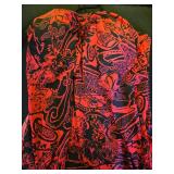 Septangle Womenfts Bathing Suits Two Piece Slimming Swimsuit Tie Front Paisley Pattern Swimwear (Red,US 26) - Retail: $34
