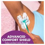 BIC Soleil 5 Sensitive Womenfts Disposable with 5 Blade Razors, Moisture Strip and Pivoting Head, 5-Pack, Razor Gift Set - Retail: $12