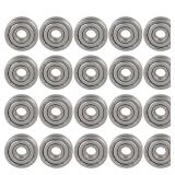 KABOBEARING 20pcs 625ZZ Bearing 5x16x5mm ABEC-5 Z3V3 Double Shield Miniature Ball Bearings, 625ZZ for 3D Printer and CNC - Retail: $13