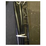 Hanging Closet Rod 31.89in, 6 Height Adjustable Closet Hanging Organizer, Heavy Duty Closet Extender Hanging Rod, Space Saving Clothes Hanging Bar Closet Poles for Hanging Clothes,Black - Retail: $17
