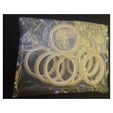 COIDEA 8 Rolls Clear Floral Tape, 12\ Wide Flower Tape, Clear Floral Tape for Fresh Flowers, Waterproof Florist Tape for Floral Crafts, Bouquet Floral Arranging Stem Wrapping, Wedding Bouquet, 36Yard 