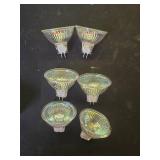 Vinaco MR16 Bulb?6 Pack MR16 Halogen Bulb 50W GU5.3 Base, 800LM High Output MR16 12V 50W Halogen, 2800K Warm White MR 16 Dimmable with Clear Glass Cover, MR 16 GU5.3 for Landscape, Track Lights - Reta