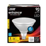 Feit Electric PAR38 LED Bulb, 90W Equivalent, Dimmable, 3000k Bright White, 1000 Lumen, 22 Year Lifespan, E26 Base, PAR38 Flood Light Bulb, CRI 90, IndoorOutdoor, UL Listed, 1 Pack, PAR38DM930CA - Ret
