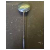 Restaurantware-Motomori 16 Inch Wok Ladle, 1 Pre-Seasoned Wok Spoon - Hanging Hole, Extra Long Handle, Blue Carbon Steel Chinese Cooking Ladle, For Stirring, Frying, Portioning, And More RUSTED - Reta