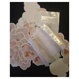 Pajean 60 Packs Popcorn Stickers Mini Accents Fake Popcorn Various with 60 Packs Glue Point Dots Decorations for Classroom Blackboard Bulletin Board Wall School - Retail: $10