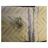 jinchan Extra Long Grey and White Shower Curtain Inky Herringbone Chevron Zig Zag Waterproof Fabric Modern Farmhouse Shower Curtains for Bathroom with 12 Hooks 70x84 Inches - Retail: $30