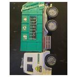 Zetz Brands Toy Garbage Truck with 4D Lights and Sounds for Boys, Toddlers, Kids 3+ - Trash Trucks Vehicle, Push Toy Car, Bump and Go wRecycle and Sanitation Sticker  Ideal Birthday - Retail: $20