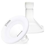 Nenesupply 21mm Soft Flange Compatible with Medela Breast Pump Parts Replace 21mm Flange for Medela Accessories Compatible with Pump in Style Parts Symphony Swing Harmony Pump and Personalfit Flex - R