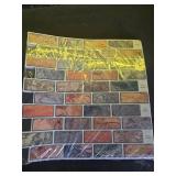 Art3d 10-Piece Peel and Stick KitchenBathroom Backsplash Tiles, 12\ X 12\in Colorful Marble Tile Design - Retail: $29in