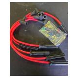 A-Team Performance - 8.0 mm Red Silicone Spark Plug Straight Boot 6 Wires, Coil-in-Cap HEI Design System - Compatible With AMCJEEP 199, 232, 252, 258, 282 - Retail: $43