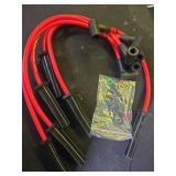 A-Team Performance - 8.0 mm Red Silicone Spark Plug Straight Boot 6 Wires, Coil-in-Cap HEI Design System - Compatible With AMCJEEP 199, 232, 252, 258, 282 - Retail: $43