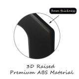 Tailgate Insert Letters 3D Raised Compatible with 2022 2023 2024 2025 Models Emblem Black ABS Decals Badge and Strong Adhesive Accessories (Matte Black) MISSING D - Retail: $17