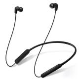 N18 Neckband Bluetooth Earbuds, Wireless Bluetooth 5.2 Headphones with Microphone, Ultra-Lightweight Comfort, IPX7 Waterproof, Deep Bass Strong Beat, 20H Playtime, Magnetic Earphones (Black) - Retail: