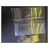 CQUNM Bath Toy Storage Holder for Bathtub, Clear Bath Toy Organizer Large Capacity Bathtub Toy Storage Shower Caddy for Bathroom (2 Large) MISSING HOOK - Retail: $20