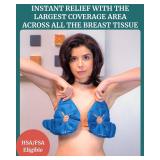 Breast Heating Pad and Cooling Gel Packs (x2) | Ice and Heat Therapy for Breastfeeding, Post Surgery Recovery, Mastectomy, Augmentation, Reduction | Hot and Cold - Retail: $11