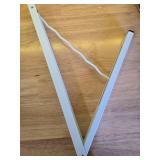 Hleelomi Clothes Drying Rack for Laundry Room Organization,Foldable Over The Door Drying Racks for Saving Space, 1 Hanger White - Retail: $69