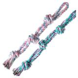 XIGOU Dog Rope Toy, 2 Pcs Indestructible Dogs Toys, Dog Chew Toys for Aggressive Chewers, Tough Puppy Teething Chew Toys for Boredom, Dental Cleaning Tug of War Dog Toy, Great for Small to Large Breed