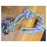 XIGOU Dog Rope Toy, 2 Pcs Indestructible Dogs Toys, Dog Chew Toys for Aggressive Chewers, Tough Puppy Teething Chew Toys for Boredom, Dental Cleaning Tug of War Dog Toy, Great for Small to Large Breed