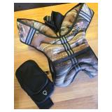 ZELUS Weighted Vest, 6lb8lb12lb16lb20lb25lb30lb Weight Vest for Men Women with Storage Pocket Reflective Strips for Strength Training Running Muscle Building, Brushstroke Sand Camo (8 lb) - Retail: $3