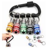 Bit Holder 14 inch Hex Shank Screwdriver Bits Holder Extension Bar Keychain Screw Adapter Drill Change Hand-held Screwdrivers Drill Bits Holder Portable (5PCS) -