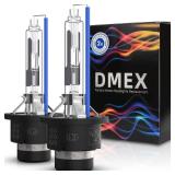 DMEX D2R 35W 8000K White Blue Xenon HID Headlight Bulbs 85126UB 66250 85126WX Replacement - 2pcs(NOT fit Halogen Headlight Assembly) - Retail: $32