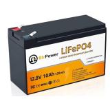 12V 10Ah Lithium LiFePO4 Battery|5000+ Deep Cycles LiFePO4 Battery|with 10A BMS | fit for Cyberpower UPS,Lighting,Power Wheels,Fishfinder and More -