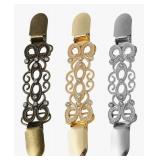 Sweater Clips Vintage Cinch Retro Cardigan Collar Shawl Clips, Dress Back Cinch, Shirt Brooch for Women Clothing -