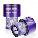 Leadaybetter Vacuum Filter Replacements for Dyson V10 Cyclone Series, V10 Animal, V10 Absolute, V10 Total Clean, SV12, Part No. 969082-01 (2 Pack Filters) -
