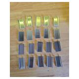 Durable Window Screen Spline Channel Pull Lift Tabs, Aluminum Anti-UV Dont Broken Like Plastic Pull Tabs in Sunlight, Sliver, C Shape, 20 PCS - Retail: $15