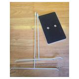 Necklace Holder Jewelry Stand Organizer for Necklaces and Bracelets, Metal Display Stand, Gift for Women, Ideal for Home, Bedroom, or Vanity, White MISSING BOLT -