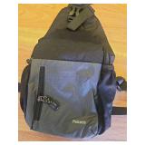 Peicees Sling Bag Crossbody Backpack For Men Women Hiking Waterproof Travel Shoulder Bags For Man Daypack Lightweight (Black) - Retail: $17