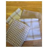 T-fal Textiles 24359 4-Pack Cotton Flat Waffle Dish Cloth  Sand - Retail: $31