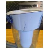 ZeroWater 10-Cup Round 5-Stage Water Filter Pitcher Dispenser with 5-Stage 0 TDS Zero Water Filter  IAPMO Certified to Reduce Metals, Chlorine, Lead, Chromium, and Forever Chemicals PFOAPFOS CRACKED