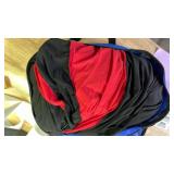 WinPower Indoor Sports Car Cover, Stretch Dustproof Protection Fit 164-181 Inch Full Car Cover for Underground Garage Car Show, Black and Red - Retail: $90