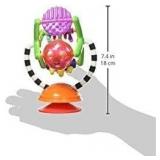Sassy Teethe and Twirl Sensation Station 2-in-1 Suction Cup High Chair Toy, Developmental Tray Toy for Early Learning, Ages 6+ Months - Retail: $10