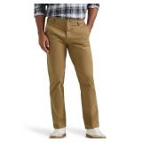 Lee Menfts Extreme Motion Flat Front Regular Straight Pant Bronze 34W x 34L - Retail: $19
