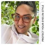 livho Oversized up to 99percent Blue Light Blocking Glasses for Woman - Rectangle Fashion Glasses for Computer, Chic Preppy Frame - Anti Eyestrain - Retail: $17