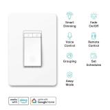 Kasa Smart Dimmer Switch HS220, Single Pole, Needs Neutral Wire, 2.4GHz Wi-Fi Light Switch Works with Alexa and Google Home, UL Certified, No Hub Required, 1 Pack - Retail: $16