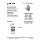 Moen AS-4201-BLS Garbage Disposal Air Switch Coordinating Decorative Button, Decorative Button Only, Housing Required, Black Stainless - Retail: $27