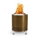Solo Stove Mesa XL, 7 Inch Tabletop Fire Pit with Stand - Smokeless, Stainless Steel Fire Pit for Camping, Outdoor and Patio- Wood Burning or Pellet Fueled Portable Bonfire, 2.3lbs, Bronze - Retail: $