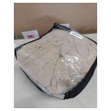 CHUN YI 5 Piece Loveseat Covers, Stretch Couch Covers for 2 Cushion Couch with Separate Backrest and Cushion Covers, Anti-Slip Washable Furniture Protector for Dogs Pets (Medium, Khaki) - Retail: $56